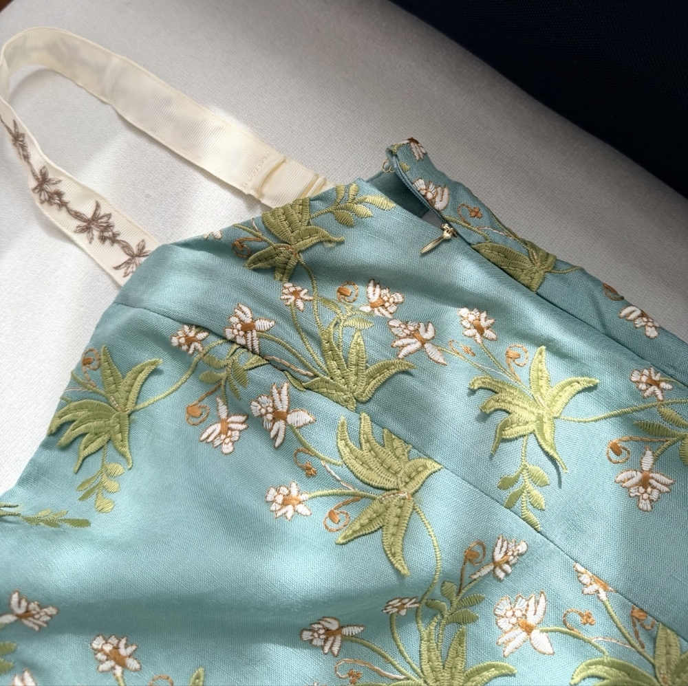 AGUA BY AGUA BENDITA Tumbao Orquidea embroidered mini dress - Picture 11 of 16